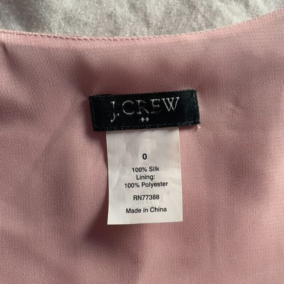 Dusty Rose J. Crew Silk Blouse - Picture 2 of 8